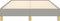 vidaXL - Bedframe - stof - lichtgrijs - 120x190 - cm