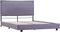 vidaXL - Bedframe - stof - lichtgrijs - 140x200 - cm