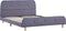 vidaXL - Bedframe - stof - lichtgrijs - 140x200 - cm