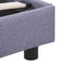 vidaXL - Bedframe - stof - lichtgrijs - 140x200 - cm
