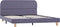 vidaXL - Bedframe - stof - lichtgrijs - 140x200 - cm