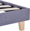 vidaXL - Bedframe - stof - lichtgrijs - 140x200 - cm