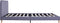 vidaXL - Bedframe - stof - lichtgrijs - 160x200 - cm