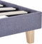 vidaXL - Bedframe - stof - lichtgrijs - 180x200 - cm