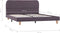 vidaXL - Bedframe - stof - taupe - 135x190 - cm