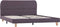 vidaXL - Bedframe - stof - taupe - 135x190 - cm