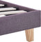 vidaXL - Bedframe - stof - taupe - 135x190 - cm
