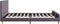 vidaXL - Bedframe - stof - taupe - 160x200 - cm