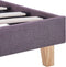 vidaXL - Bedframe - stof - taupe - 180x200 - cm