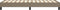 vidaXL - Bedframe - stof - taupe - 80x200 - cm