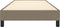 vidaXL - Bedframe - stof - taupe - 80x200 - cm