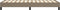 vidaXL - Bedframe - stof - taupe - 80x200 - cm