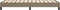 vidaXL - Bedframe - stof - taupe - 80x200 - cm