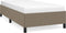 vidaXL - Bedframe - stof - taupe - 90x190 - cm