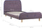 vidaXL - Bedframe - stof - taupe - 90x200 - cm