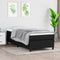 vidaXL - Bedframe - stof - zwart - 90x190 - cm