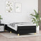 vidaXL - Bedframe - stof - zwart - 90x190 - cm