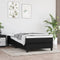 vidaXL - Bedframe - stof - zwart - 90x190 - cm