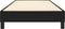 vidaXL - Bedframe - stof - zwart - 90x200 - cm