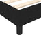 vidaXL - Bedframe - stof - zwart - 90x200 - cm