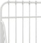 vidaXL - Bedframe - verlengbaar - metaal - wit - 80x130/200 - cm