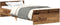 vidaXL - Bedframe - zonder - matras - 100x200 - cm - bewerkt - hout - oud - hout