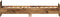 vidaXL - Bedframe - zonder - matras - 100x200 - cm - bewerkt - hout - oud - hout