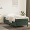 vidaXL - Bedframe - zonder - matras - 100x200 - cm - fluweel - donkergroen