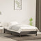 vidaXL - Bedframe - zonder - matras - 100x200 - cm - fluweel - donkergrijs