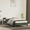 vidaXL - Bedframe - zonder - matras - 100x200 - cm - fluweel - donkergroen