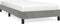 vidaXL - Bedframe - zonder - matras - 100x200 - cm - fluweel - lichtgrijs