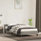 vidaXL - Bedframe - zonder - matras - 100x200 - cm - fluweel - lichtgrijs
