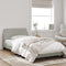 vidaXL - Bedframe - zonder - matras - 100x200 - cm - fluweel - lichtgrijs