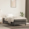 vidaXL - Bedframe - zonder - matras - 100x200 - cm - fluweel - donkergrijs