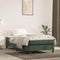 vidaXL - Bedframe - zonder - matras - 100x200 - cm - fluweel - donkergroen