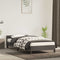 vidaXL - Bedframe - zonder - matras - 100x200 - cm - fluweel - donkergrijs