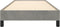 vidaXL - Bedframe - zonder - matras - 100x200 - cm - fluweel - lichtgrijs