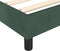 vidaXL - Bedframe - zonder - matras - 100x200 - cm - fluweel - donkergroen