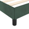 vidaXL - Bedframe - zonder - matras - 100x200 - cm - fluweel - donkergroen