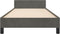 vidaXL - Bedframe - zonder - matras - 100x200 - cm - fluweel - donkergrijs