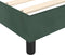 vidaXL - Bedframe - zonder - matras - 100x200 - cm - fluweel - donkergroen