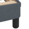 vidaXL - Bedframe - zonder - matras - 100x200 - cm - fluweel - donkergrijs