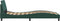 vidaXL - Bedframe - zonder - matras - 100x200 - cm - fluweel - donkergroen