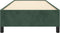 vidaXL - Bedframe - zonder - matras - 100x200 - cm - fluweel - donkergroen