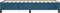 vidaXL - Bedframe - zonder - matras - 100x200 - cm - fluweel - donkerblauw