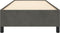 vidaXL - Bedframe - zonder - matras - 100x200 - cm - fluweel - donkergrijs