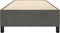 vidaXL - Bedframe - zonder - matras - 100x200 - cm - fluweel - donkergrijs