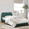 vidaXL - Bedframe - zonder - matras - 100x200 - cm - fluweel - donkergroen
