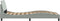 vidaXL - Bedframe - zonder - matras - 100x200 - cm - fluweel - lichtgrijs