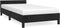 vidaXL - Bedframe - zonder - matras - 100x200 - cm - fluweel - zwart